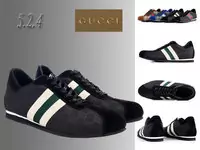 homme gucci cuir chaussures italy noir